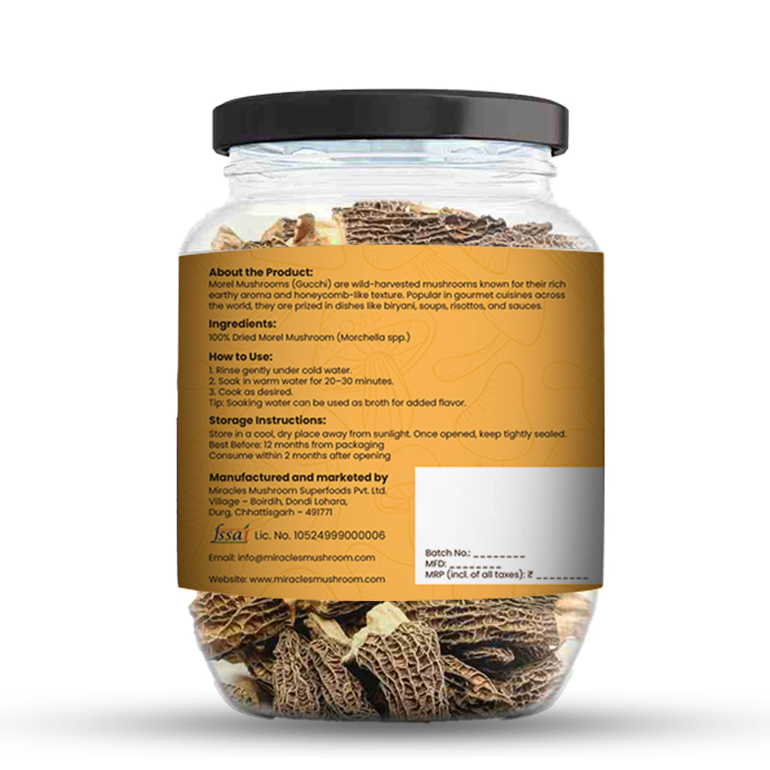 Dried Morel (Gucchi) Mushroom